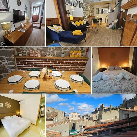 아파트 Cite Medievale- Le Remp'art - 3 Confort-au Pied De La Cite- Acces Direct Pietons - Parking Gratuit